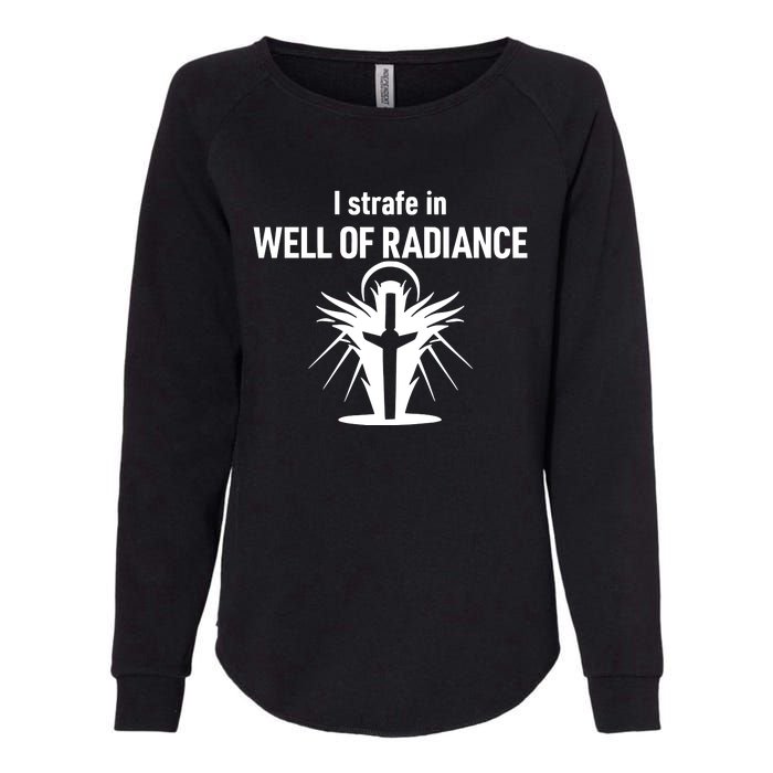 Kimberprime I Strafe In Well Of Radiance Womens California Wash Sweatshirt