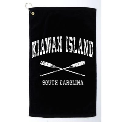 Kiawah Island South Carolina Vintage Nautical Crossed Oars Golf Towel