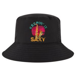 Keepin It Saxy Sax Player Jazz Musician Gifts Saxophone Cool Comfort Performance Bucket Hat