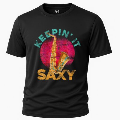 Keepin It Saxy Sax Player Jazz Musician Gifts Saxophone Performance Shirt