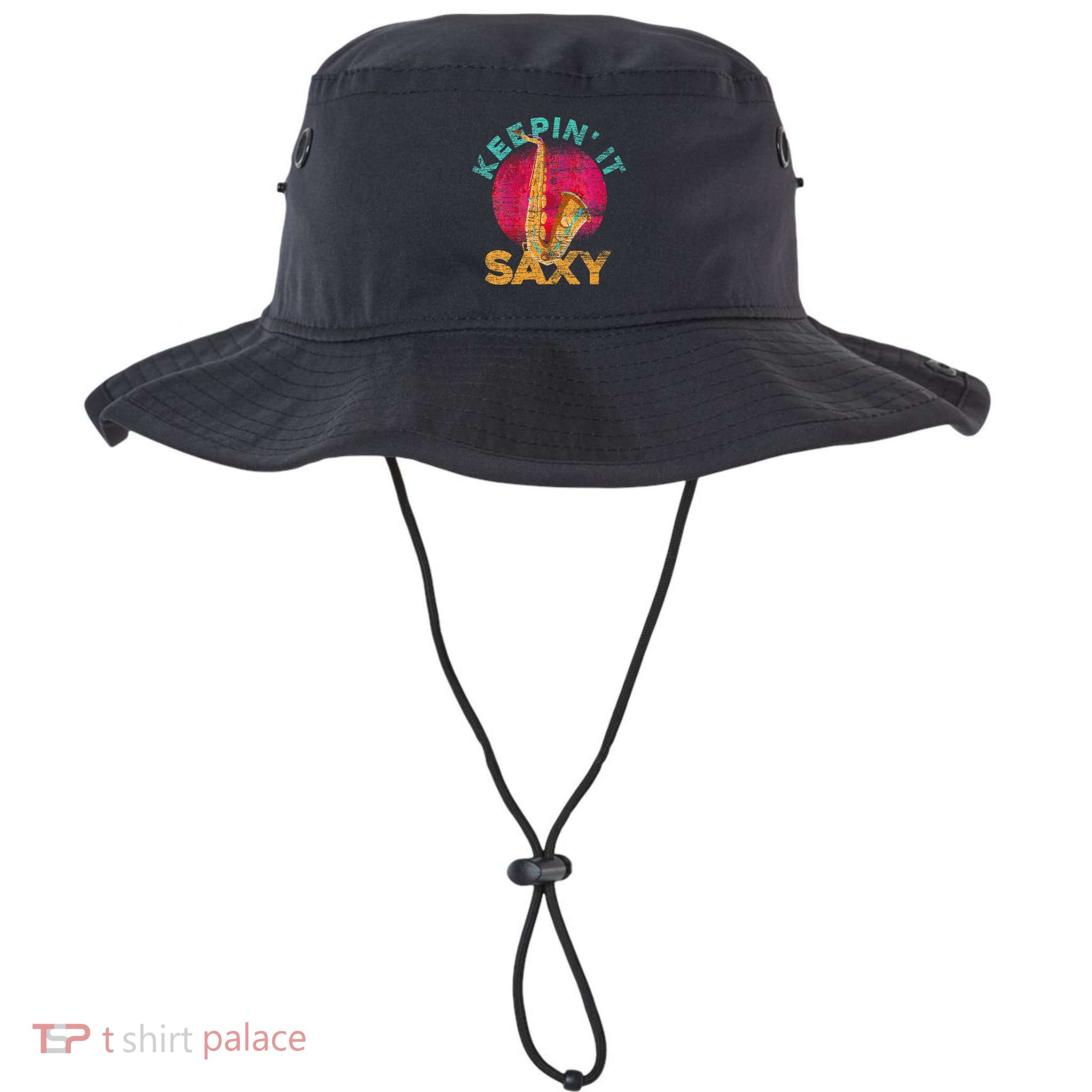 Keepin It Saxy Sax Player Jazz Musician Gifts Saxophone Bucket Hat
