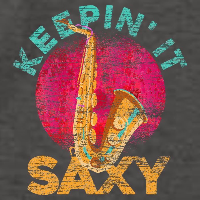 Keepin It Saxy Sax Player Jazz Musician Gifts Saxophone Vector Backpack