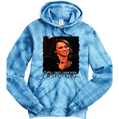 Kamala I’M Speaking Vote For Vice President Kamala Tie Dye Hoodie