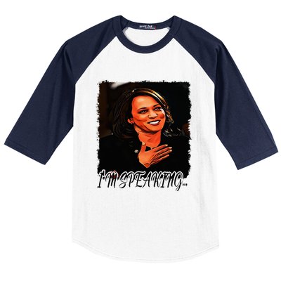 Kamala I’M Speaking Vote For Vice President Kamala Baseball Sleeve Shirt