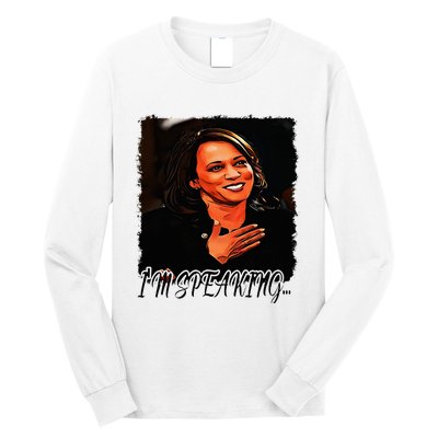 Kamala I’M Speaking Vote For Vice President Kamala Long Sleeve Shirt