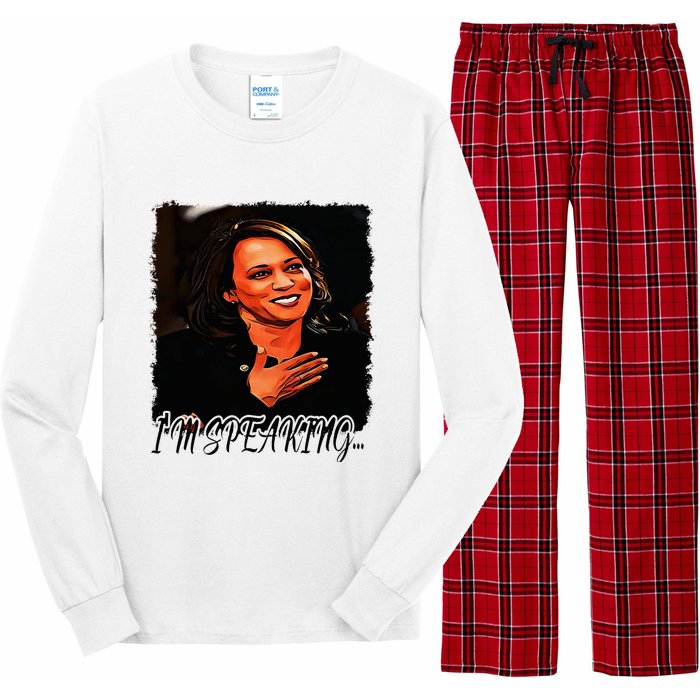 Kamala I’M Speaking Vote For Vice President Kamala Long Sleeve Pajama Set