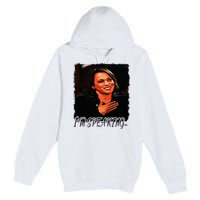 Kamala I’M Speaking Vote For Vice President Kamala Premium Pullover Hoodie