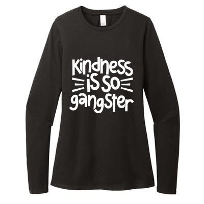 Kindness Is So Gangster Anti Bullying Kind Orange Unity Day Gift Womens CVC Long Sleeve Shirt