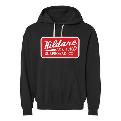 Kildare Island Surfboard Garment-Dyed Fleece Hoodie