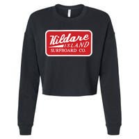 Kildare Island Surfboard Cropped Pullover Crew