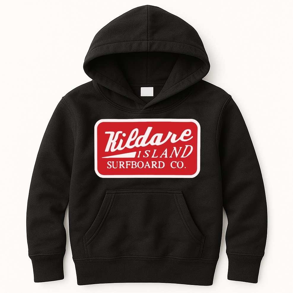 Kildare Island Surfboard Kids Hoodie