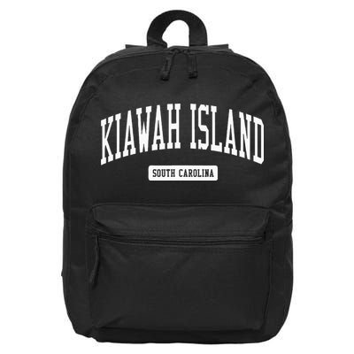 Kiawah Island South Carolina Sc Vintage Athletic Sports Desi 16 in Basic Backpack