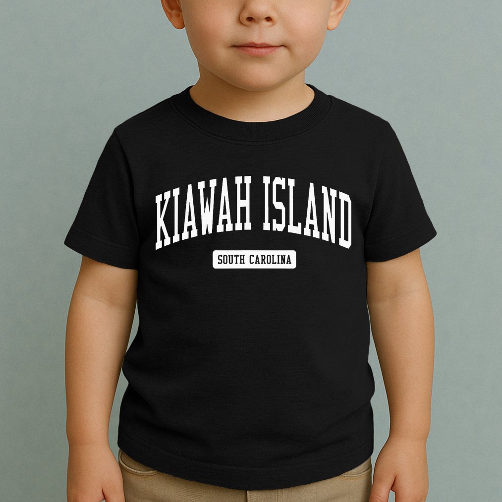 Kiawah Island South Carolina Sc Vintage Athletic Sports Desi Toddler T-Shirt