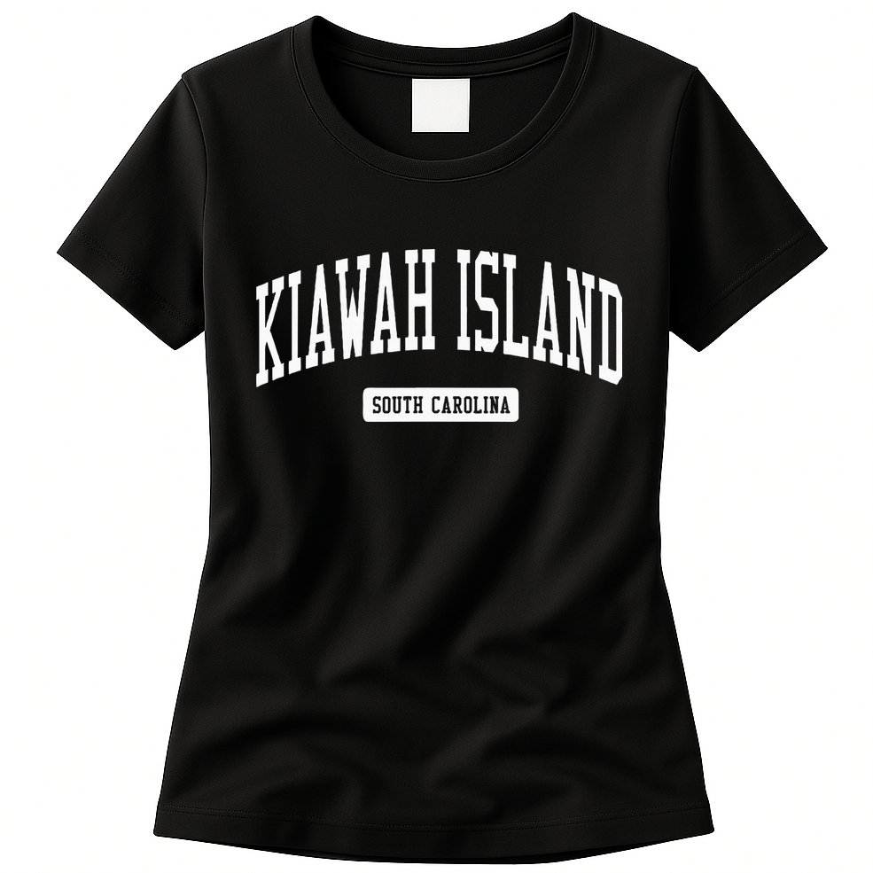 Kiawah Island South Carolina Sc Vintage Athletic Sports Desi Womens T-Shirt
