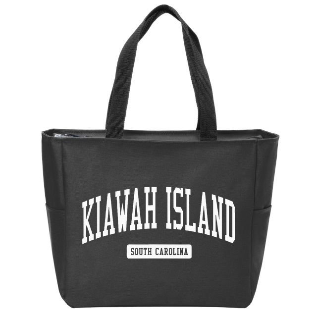 Kiawah Island South Carolina Sc Vintage Athletic Sports Desi Zip Tote Bag