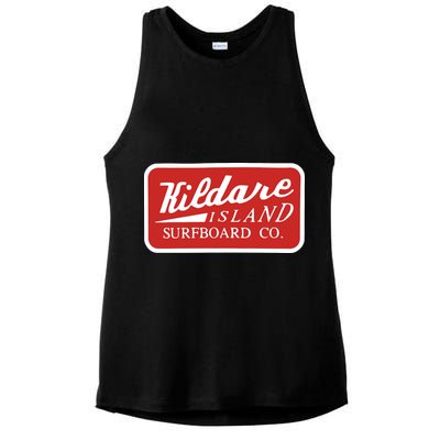 Kildare Island Surfboard Wear Paradise On Earth Ladies PosiCharge Tri-Blend Wicking Tank