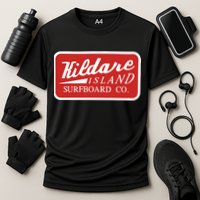 Kildare Island Surfboard Wear Paradise On Earth Cooling Performance Crew T-Shirt