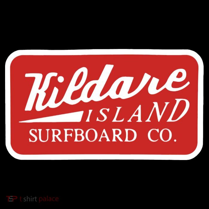 Kildare Island Surfboard Wear Paradise On Earth T-Shirt