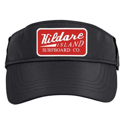 Kildare Island Surfboard Wear Paradise On Earth Adult Drive Performance Visor