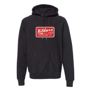 Kildare Island Surfboard Wear Paradise On Earth Premium Hoodie