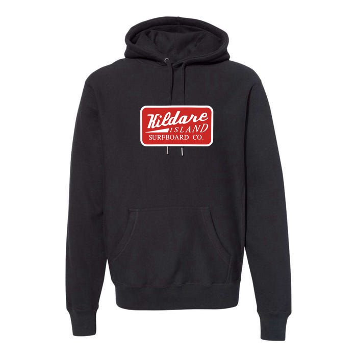 Kildare Island Surfboard Wear Paradise On Earth Premium Hoodie