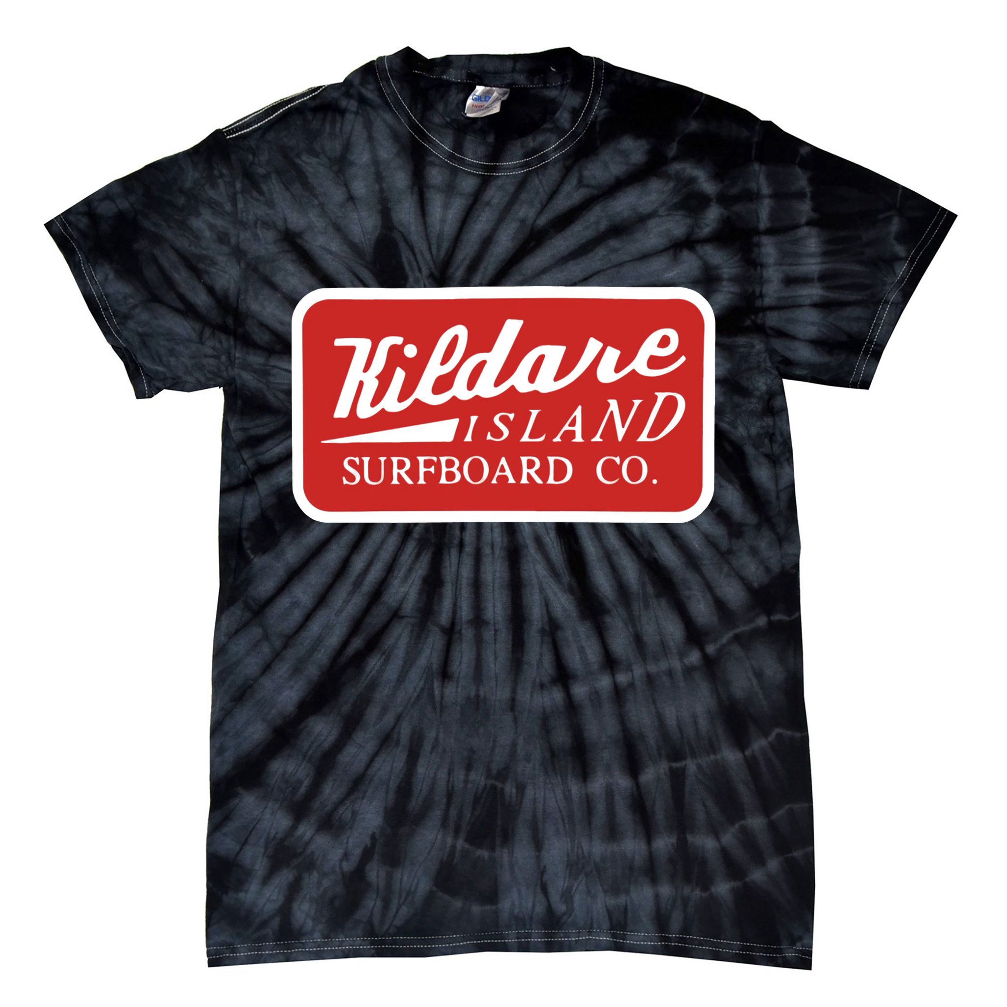 Kildare Island Surfboard Wear Paradise On Earth Tie-Dye T-Shirt