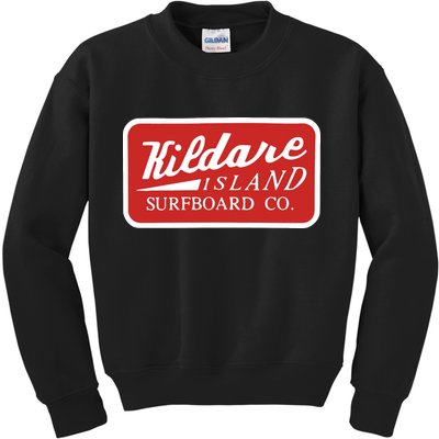 Kildare Island Surfboard Wear Paradise On Earth Kids Sweatshirt