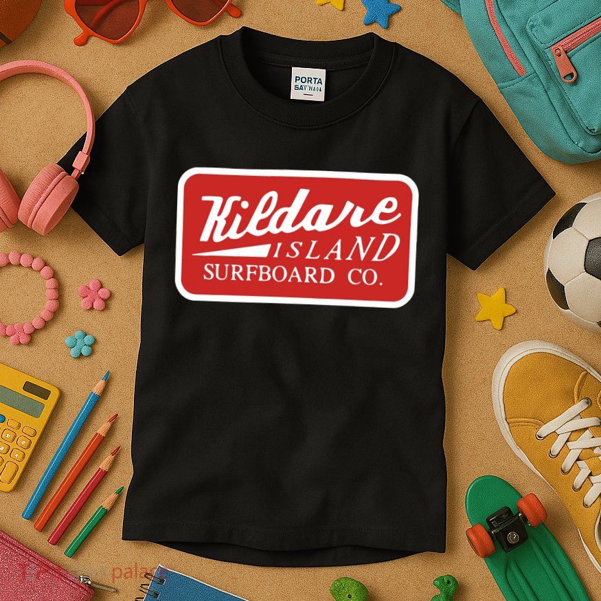 Kildare Island Surfboard Wear Paradise On Earth Kids T-Shirt