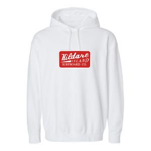 Kildare Island Surfboard Wear Paradise On Earth Garment-Dyed Fleece Hoodie