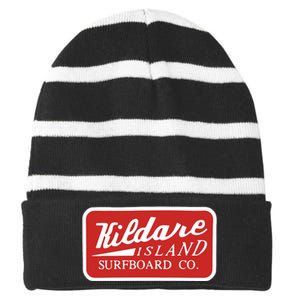 Kildare Island Surfboard John B Wear Hat Striped Beanie with Solid Band