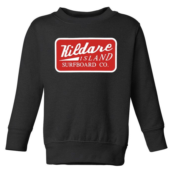 Kildare Island Surfboard John B Wear Hat Toddler Sweatshirt