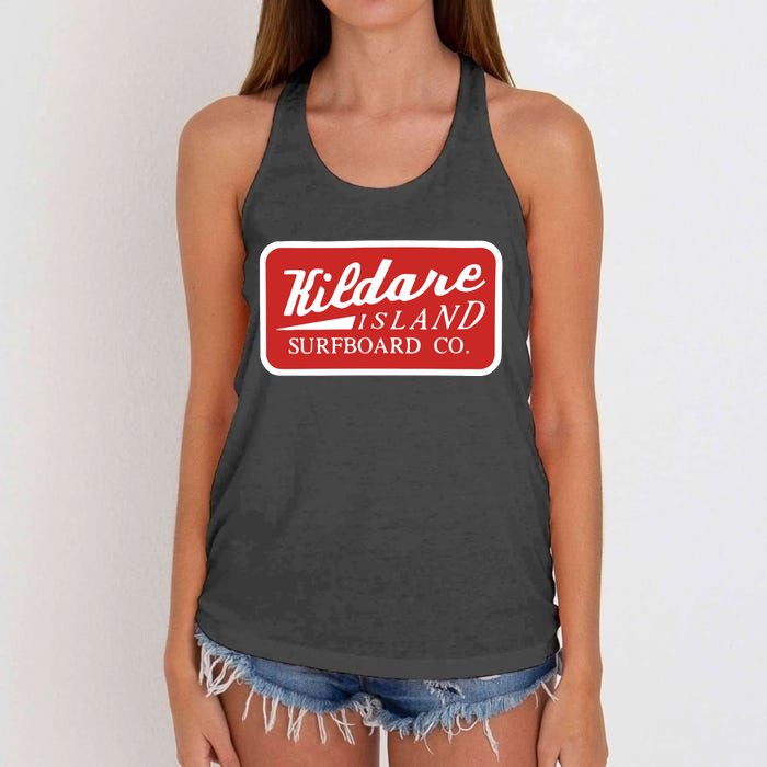 Kildare Island Surfboard John B Wear Hat Women's Knotted Racerback Tank