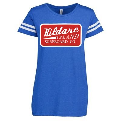 Kildare Island Surfboard John B Wear Hat Enza Ladies Jersey Football T-Shirt