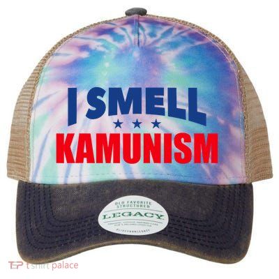 Kamunism I Smell Kamunism Election 2024 Legacy Tie Dye Trucker Hat