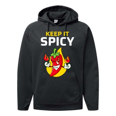 Keep It Spicy I Jalapeno I Chili Performance Fleece Hoodie