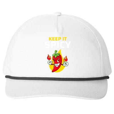 Keep It Spicy I Jalapeno I Chili Snapback Five-Panel Rope Hat