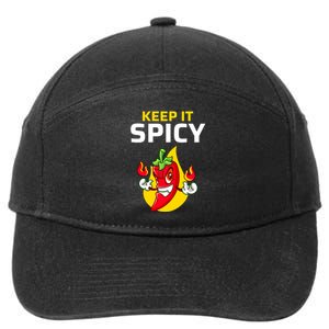 Keep It Spicy I Jalapeno I Chili 7-Panel Snapback Hat