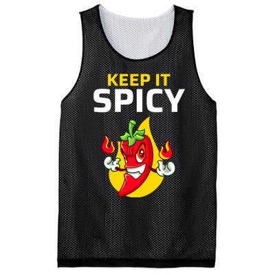 Keep It Spicy I Jalapeno I Chili Mesh Reversible Basketball Jersey Tank