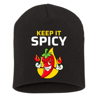 Keep It Spicy I Jalapeno I Chili Short Acrylic Beanie