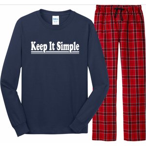 Keep It Simple Long Sleeve Pajama Set