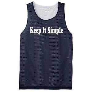 Keep It Simple Mesh Reversible Basketball Jersey Tank