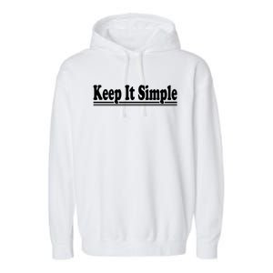 Keep It Simple Garment-Dyed Fleece Hoodie