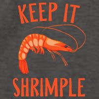 Keep It Shrimple Shrimps Crawfish Crab Seafood Lover Vector Backpack