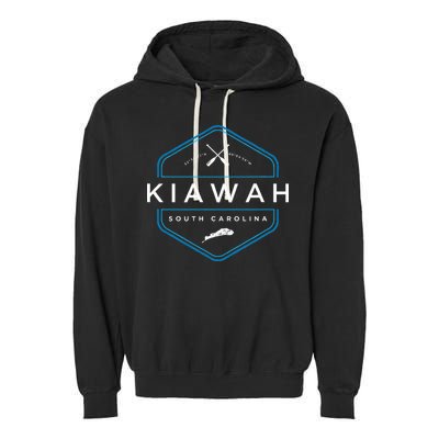 Kiawah Island South Carolina Beach Garment-Dyed Fleece Hoodie