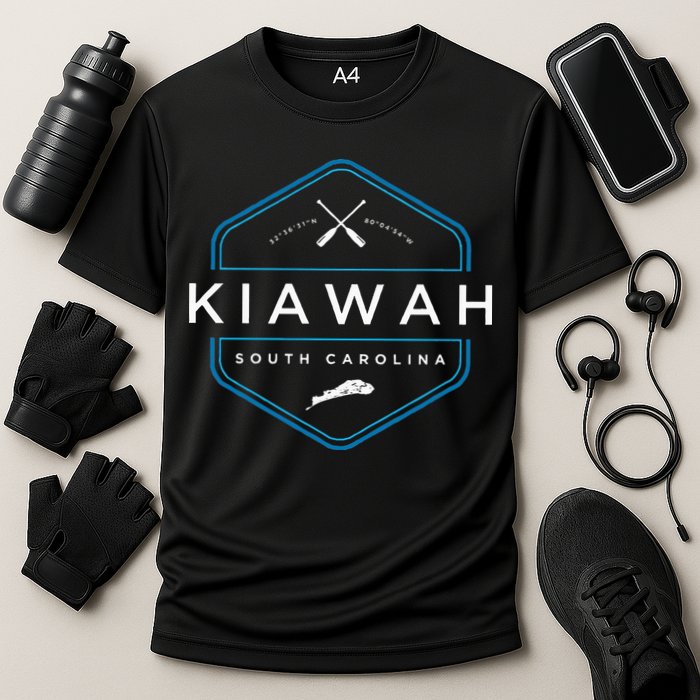 Kiawah Island South Carolina Beach Cooling Performance Crew T-Shirt