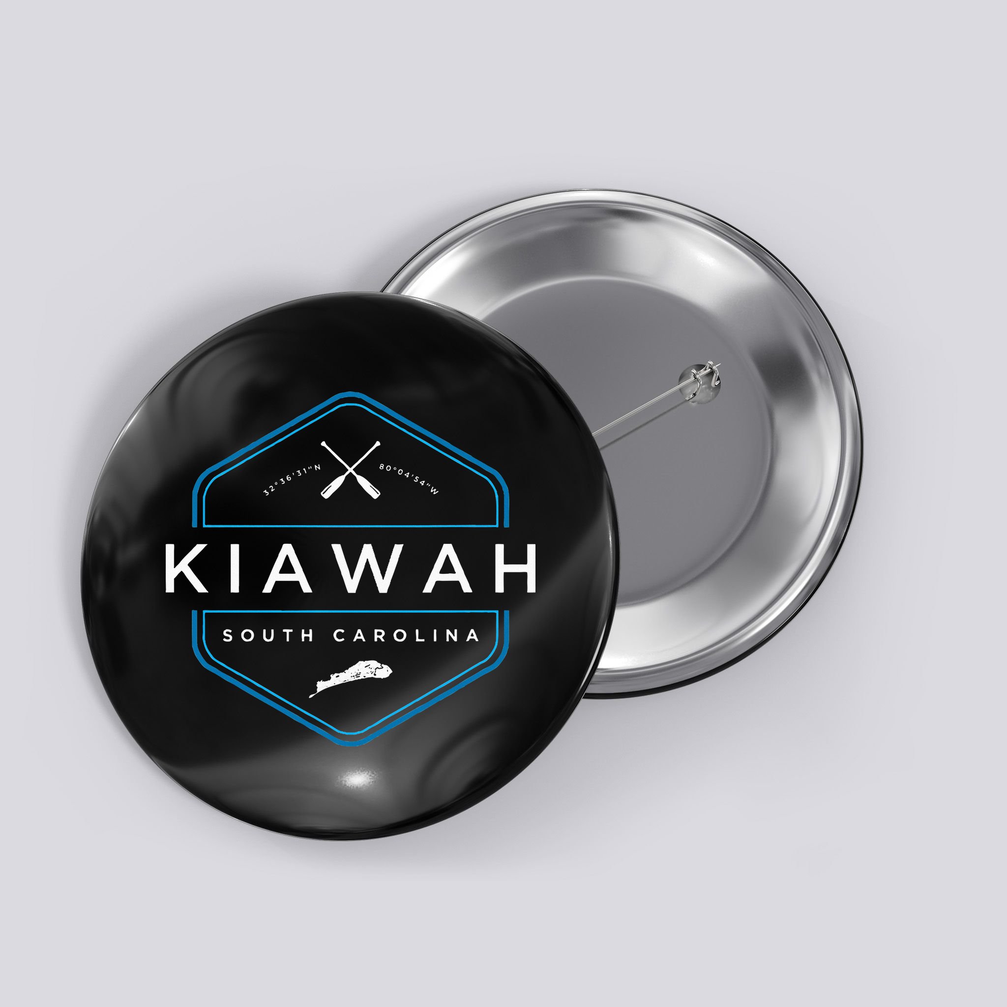 Kiawah Island South Carolina Beach Button
