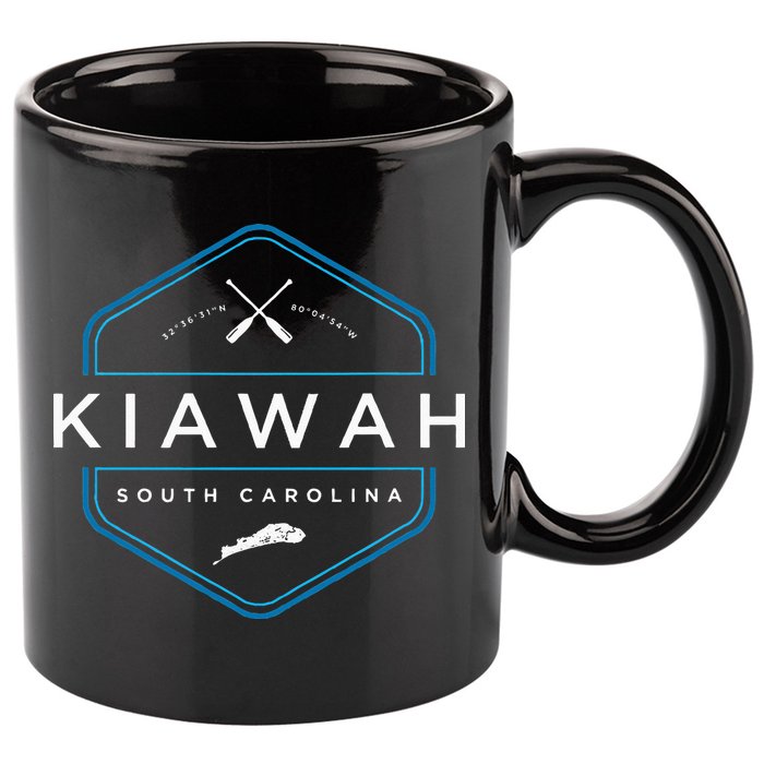 Kiawah Island South Carolina Beach 11oz C Handle Ceramic Mug
