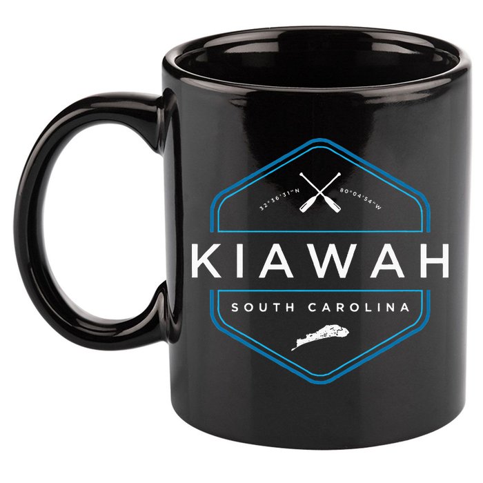 Kiawah Island South Carolina Beach 11oz C Handle Ceramic Mug