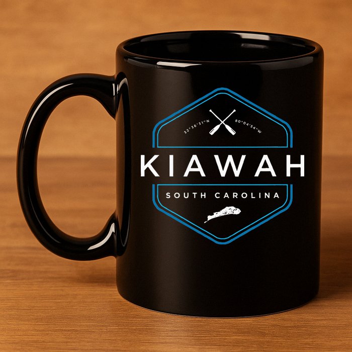 Kiawah Island South Carolina Beach 11oz C Handle Ceramic Mug