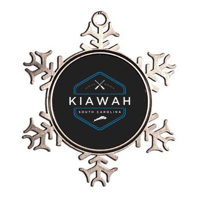 Kiawah Island South Carolina Beach Metallic Star Ornament